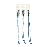 Crystal Lane Rondelle 2 Strand 7in (apx246pcs) 1.5x2.5mm Opaque Blue Iris